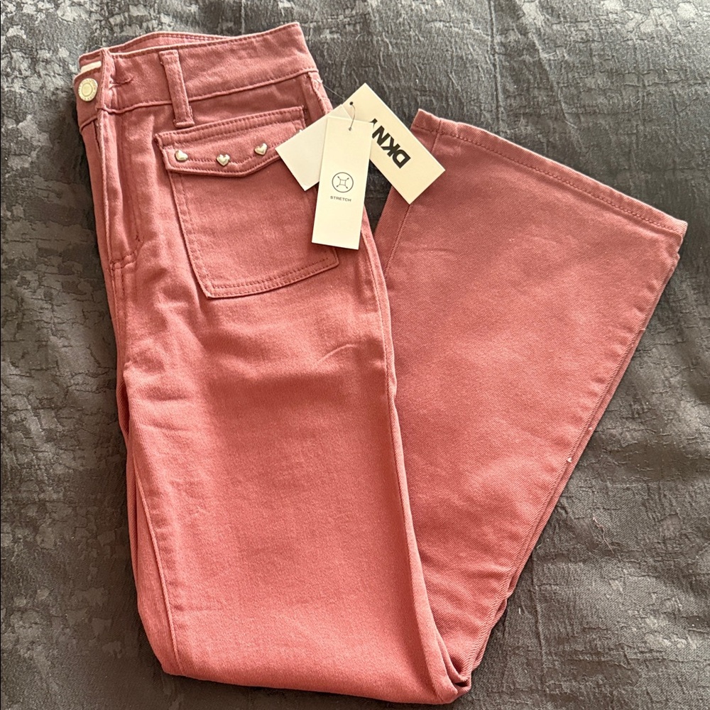 New with tags DKNY kids Pink Jeans size 12